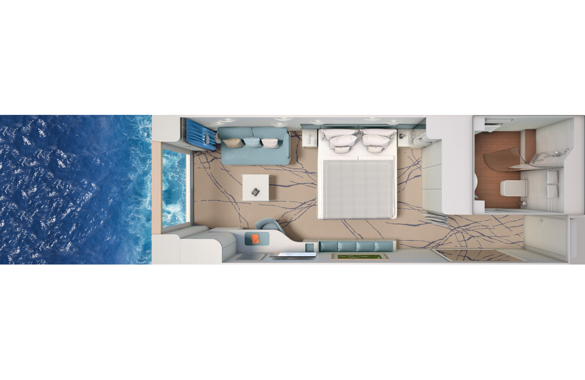 MyCruise Hapag-Lloyd-Cruises HANSEATIC-inspiration Kahytter Udvendig Panoramic2